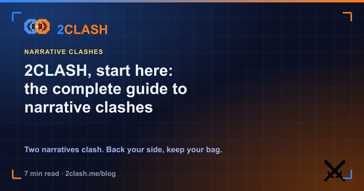 2CLASH, start here: the complete guide to narrative clashes